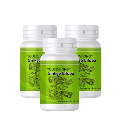 China Non GMO Ginkgo Biloba Supplement Capsules - 120mg 100 Count Dietary Supplement Natural Health Beauty Capsules for sale