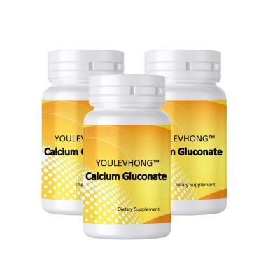 China 100 Tablets Calcium Gluconate Supplements With Cellulose Gel Daily Health Care Natural Supports Bone Health for sale