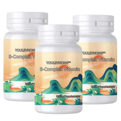 China Vitamin B Complex 100 Capsules Daily Supplement for Energy Mood and Immunity Strong Body for sale