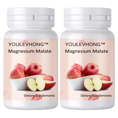 China Natural Heralth 800mg Malic Acid And 200mg Magnesium Malate Supplement Gluten Free 30 Servings Nervous System Support for sale