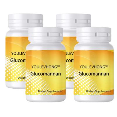 China Glucomannan Capsules For Weight Loss 100% Natural Vegan Non GMO Allergen Free Healthy Cholesterol Levels Fat Control for sale