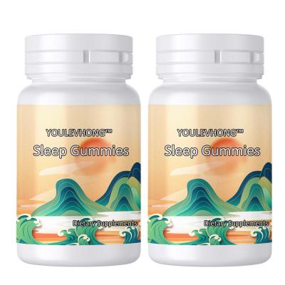 China Support Adjustment Nervous System Mixed Berry 5mg Melatonin Sleep Gummies Supplement With 100mg L Theanine  Longer Sleep for sale