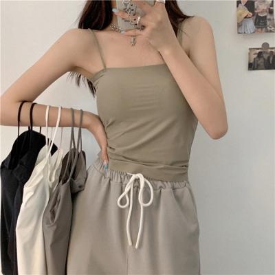 China Korean Fashion Girl's Hot Women's Suspender Comfortable Elastic Vest QUICK DRY Top for sale