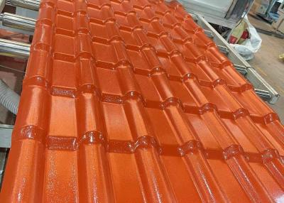 China Fireproof ASA Bamboo Spanish Synthetic Roof Tile For Villa Parking Cover for sale