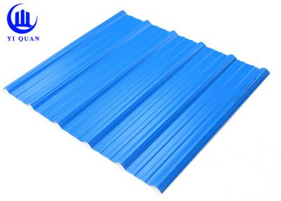 Chine Le bleu de PVC a ridé les tuiles couvrantes en plastique que le polycarbonate a ridé les feuilles en plastique de parking à vendre