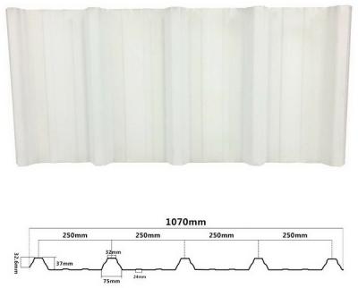 Chine 1070mm ignifuge tuiles de toit de PVC de 3 couches pour la ferme avicole à vendre