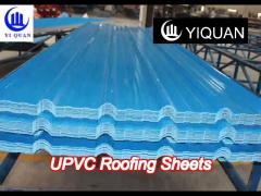 heat insulation decorative wave pvc apvc roofing tiles for sheds farm market