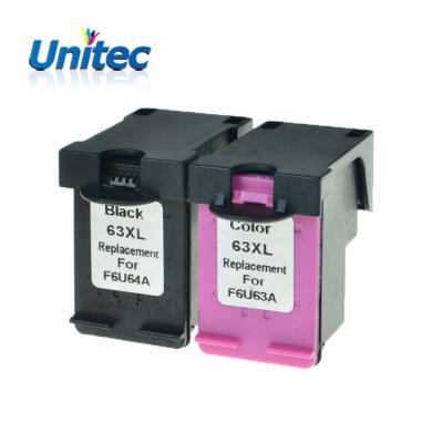 China COMPATIBLE 63XL Ink Cartridge Replace For HP 63 For HP Deskjet 1112 2130 2132 3630 3632 Officejet 3830 4650 Envy 4516 Printer Cartridge for sale