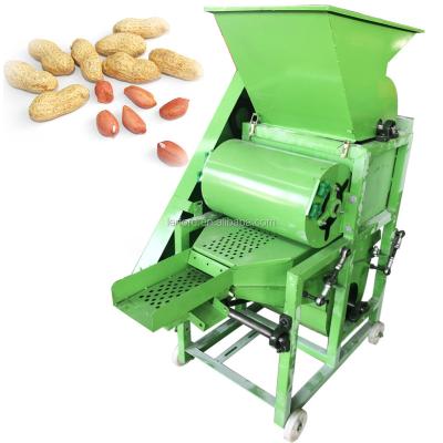 China Easy Operation Good Performance Peanut Sheller With Cleaning Equipment Peanut Shell Being Cut Machine for sale