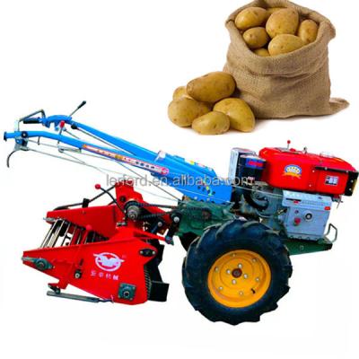 China Potato Farm Tractor Mounted 2-Rows Small Sweet Potato Peanut Onion Harvester for sale