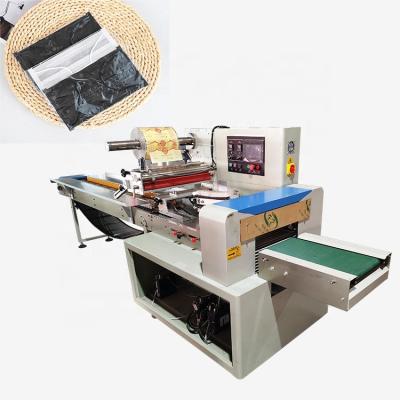 China High Efficient Easy Operate Pillow Type Chocolate Sandwich Cheese Biscuit Energy Bar Bakery Cookies Horizontal Set Dough Packing Machine for sale