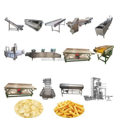 China Snack Factory Top Selling For Fried Potato Fingers Making Machine 2020 Fresh French Fries Production Line for sale