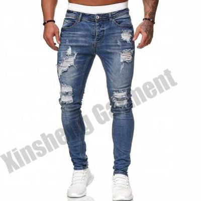 China New Design Pants Men QUICK DRY cowboy jeans slim mens jeans casual straight loose pants wholesale straight fit jeans for sale