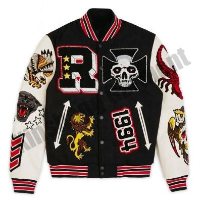 China Wholesale Cheap Price QUICK DRY Best Mens Hip Hop Style Baseball Jacket Fabric For Letterman Varsity Jacket for sale