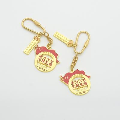 China China China manufacturers zinc alloy iron metal custom personalized soft hard enamel keychains for sale