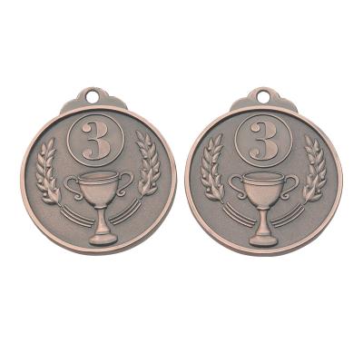 China China Promotional Factory Cheap Customized 3d Red Bronze Customized Medals for sale