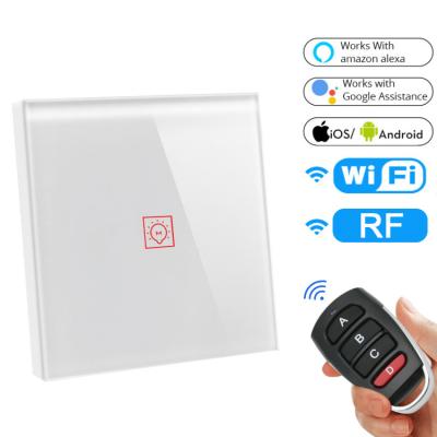 China Glomarket Zigbee Smart Light Touch Glass Screen Wireless Switch 110-250V 10A Electrical Power Smart Home Device zu verkaufen