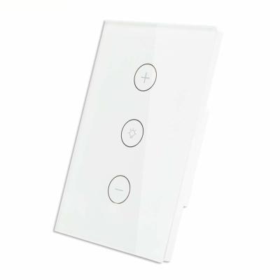 China Glomarket Tuya Us Wifi Wireless Smart Switch Led Touch Controller Electronic Light Dimmer Interruptor Inteligente Switch en venta