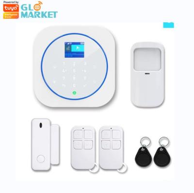 China Sistema de seguridad de alarma casera audio bidireccional de Tuya WiFi G/M del sensor del sensor elegante de la alarma de Glomarket en venta