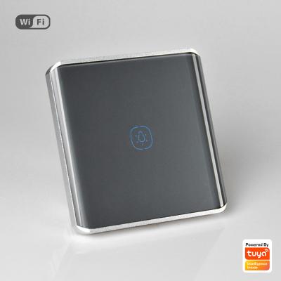 Chine Glomarket 1 Gang Tuya Wifi Commutateur Surface incurvée Manuel Smart Wifi Touch Wall Switch à vendre