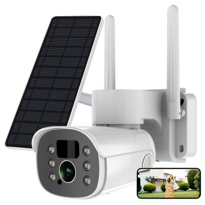 China Glomarket Tuya Smart Wifi Solar Camera Outdoor Surveillance PTZ Camera With Solar Panels for sale