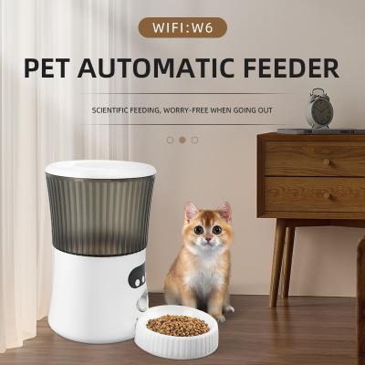 China Alimentador automático para mascotas Glomarket Smart Tuya, Wifi, 6L, aplicación de comida para perros y gatos, Control remoto con cámara, alimentador automático para mascotas en venta