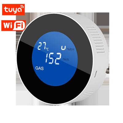 China Glomarket Tuya Wifi Alarm System Led Digital Alarm Leak Detector Gas Sensor Gas Leak Detector for sale