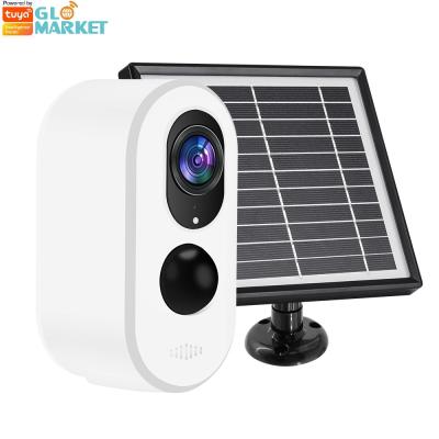 China Glomarket Smart Tuya Wifi/4G Solar Low Power 3MP Camera Two Way Audio for sale