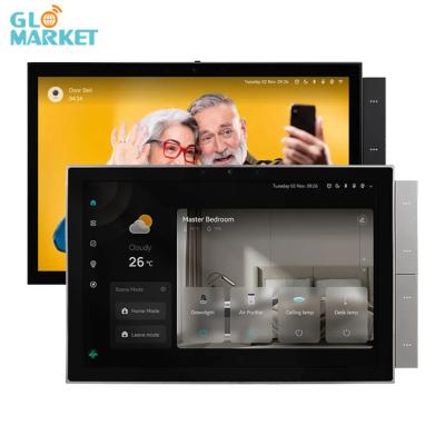 China 10 Zoll Bildschirm Smart Home Control Panel Ble Zigbee Gateway Gebäude Intercom kompatibel zu verkaufen