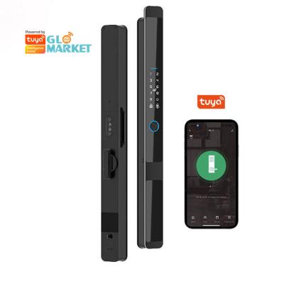 中国 Glomarket Security Cerradura Inteligente Security Home Automatic Electric Wifi Fingerprint Digital Tuya Smart Door Lock 販売のため