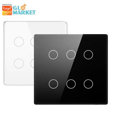 China Glomarket Smart Wifi Brazil 118*124 Switch Work with Google Alexa Assistant Tuya Smart Light Switch for Home for sale