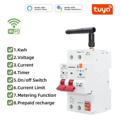 China Glomarket Wifi Circuit Breaker Smart Switch Tuya Smart 1p 2p 3p 4p Smart Home System Electric Circuit 4P MCB Smart Breaker for sale