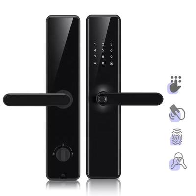 China Waterproof Tuya Wifi Door Lock With Fingerprint And Password for sale