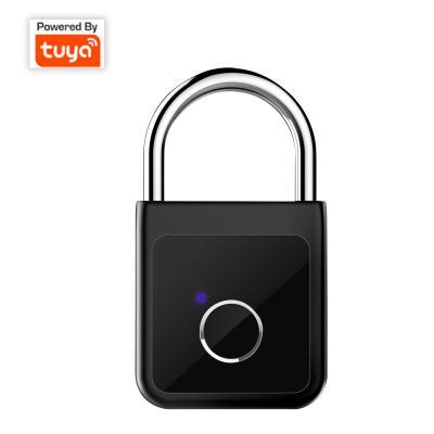 China 0.5s Smart Fingerprint Padlock Biometric App Controlled Padlock for sale