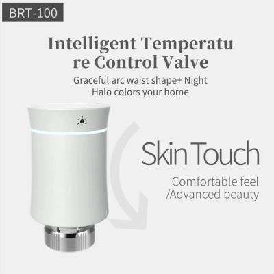 China TRV ZigBee Smart Thermostatic Radiator Valves LCD Touch Screen for sale