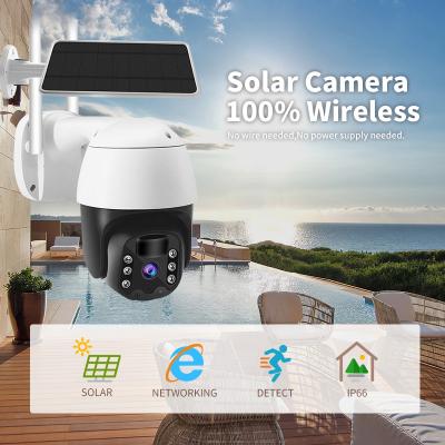 Cina Glomarket Tuya Smart Waterproof Solar ip Camera Wifi/4G APP Remote Motion Wireless Wifi Cctv HD Camera in vendita