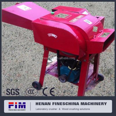 China mini animal feed wheat crop cutting machine/electric agricultural chaff cutter for sale