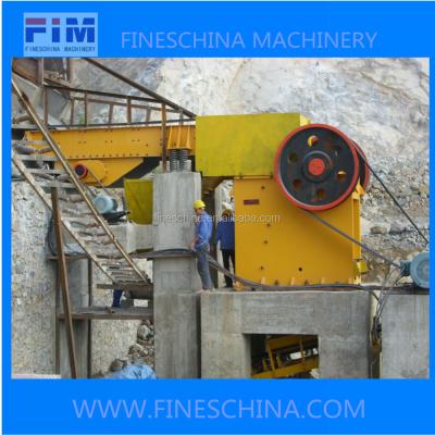 China Good Performance Mining Jaw Crusher / Super Jaw Crusher Chart Used Widely For Factory for sale