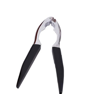 China Shark Creative Crab Handle Crab Handle Pliers Heavy Black Glue Clip Black Kirsite Nut Kirsite Nut Hand Nut Forceps for sale