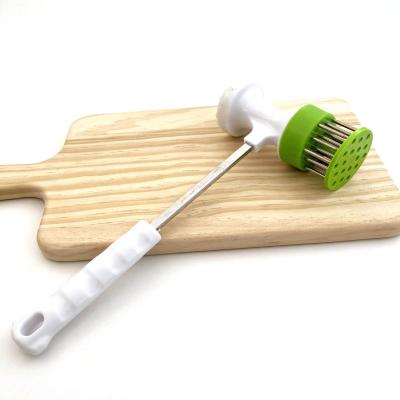 China Kirsite Pine Meat Needle Meat Tenderizer Stainless Steel Steak Hammer Dual Function Kitchen Tools for sale