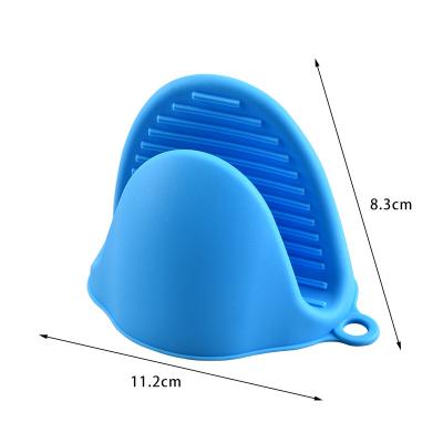 China Mini Oven Hand Clip Silicone Viable Kitchen Anti Hearing Gloves Silicone Cooking Pot Holder for sale