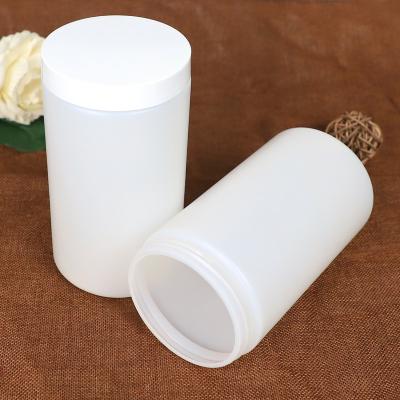 China High Quality White Plastic Salon Hair Treatment Jars 1000ml Personal Skin Care Packaging Scrub Cosmetic Cream Jars for sale