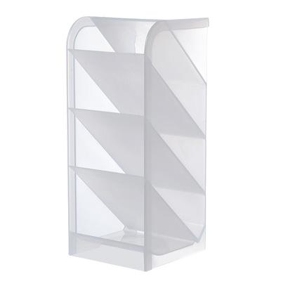 China Eco-friendly multi-functional oblique acrylic nordic desktop storage pen transparent pen stand holder for sale