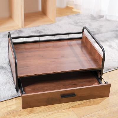 China Removable Unique Wooden Dog Beds Puppy Beds Dual Purpose Dog Bed Furniture Two In One Bed With Storage Drawer for sale