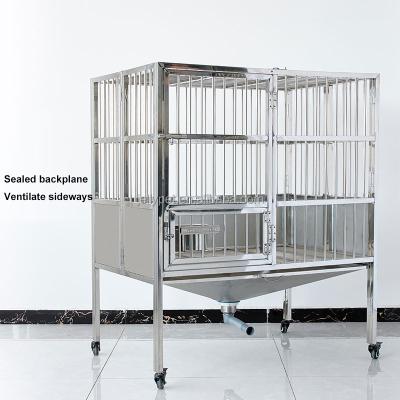 China Breathable Child Cage Folding Dog Cage Stainless Steel Dog Home Kennel for sale