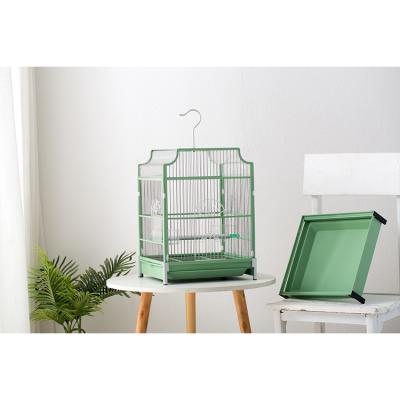 China Breathable Classic Large Pet Bird Cage Boutique Bird Cages Stand Up Bird House Breeding for sale