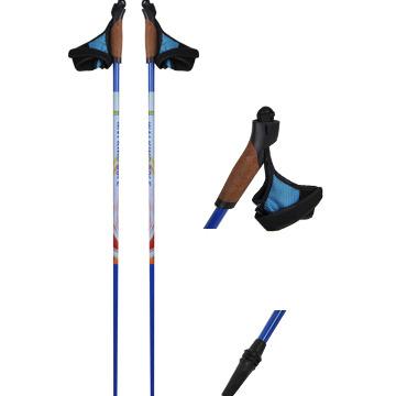 China Outdoor Game 30% Carbon Fiber Alpine Pole Traveling Pole /Nordic Walking Pole and Three Section Trekking Pole for sale