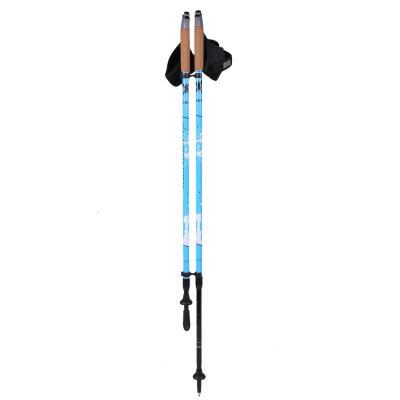 China 2020 cork best selling hot chinese products carbon fiber telescopic alpenstock increasing poles walking stick and cane trekking pole for sale