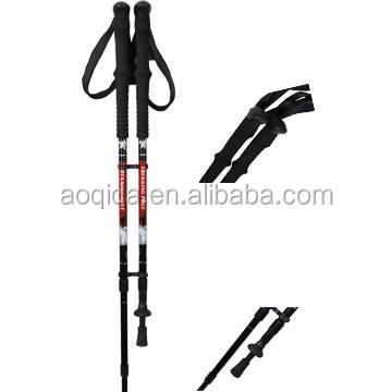 China Outdoor Sport Game AQD-D002 Alum 6061/7075 Trekking Pole for sale