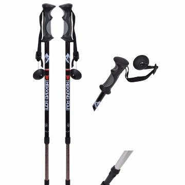 China Durable factory price shockproof and retractable trekking pole, alpenstock, hiking poles alum 6061 walking pole for sale